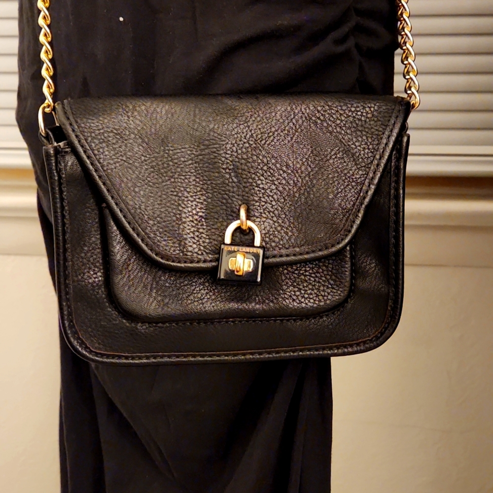 Crossbody black purse